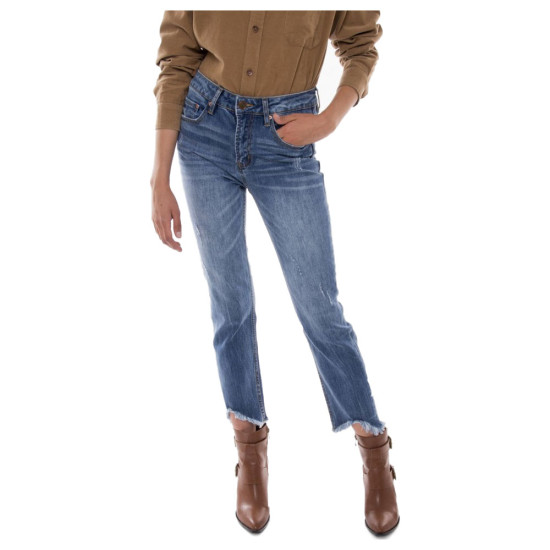 Funky Buddha Γυναικείο jean παντελόνι